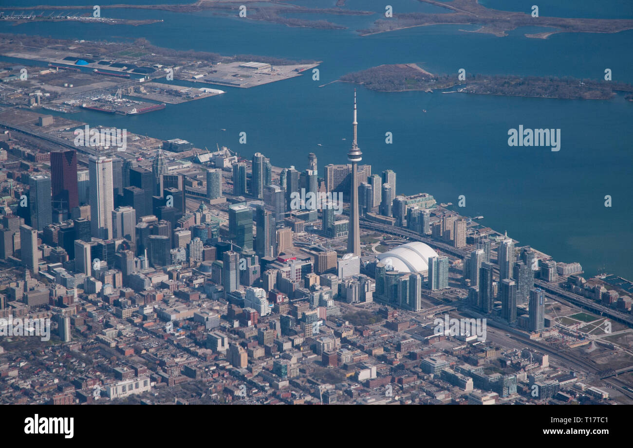 Ariel vista de Toronto Foto de stock