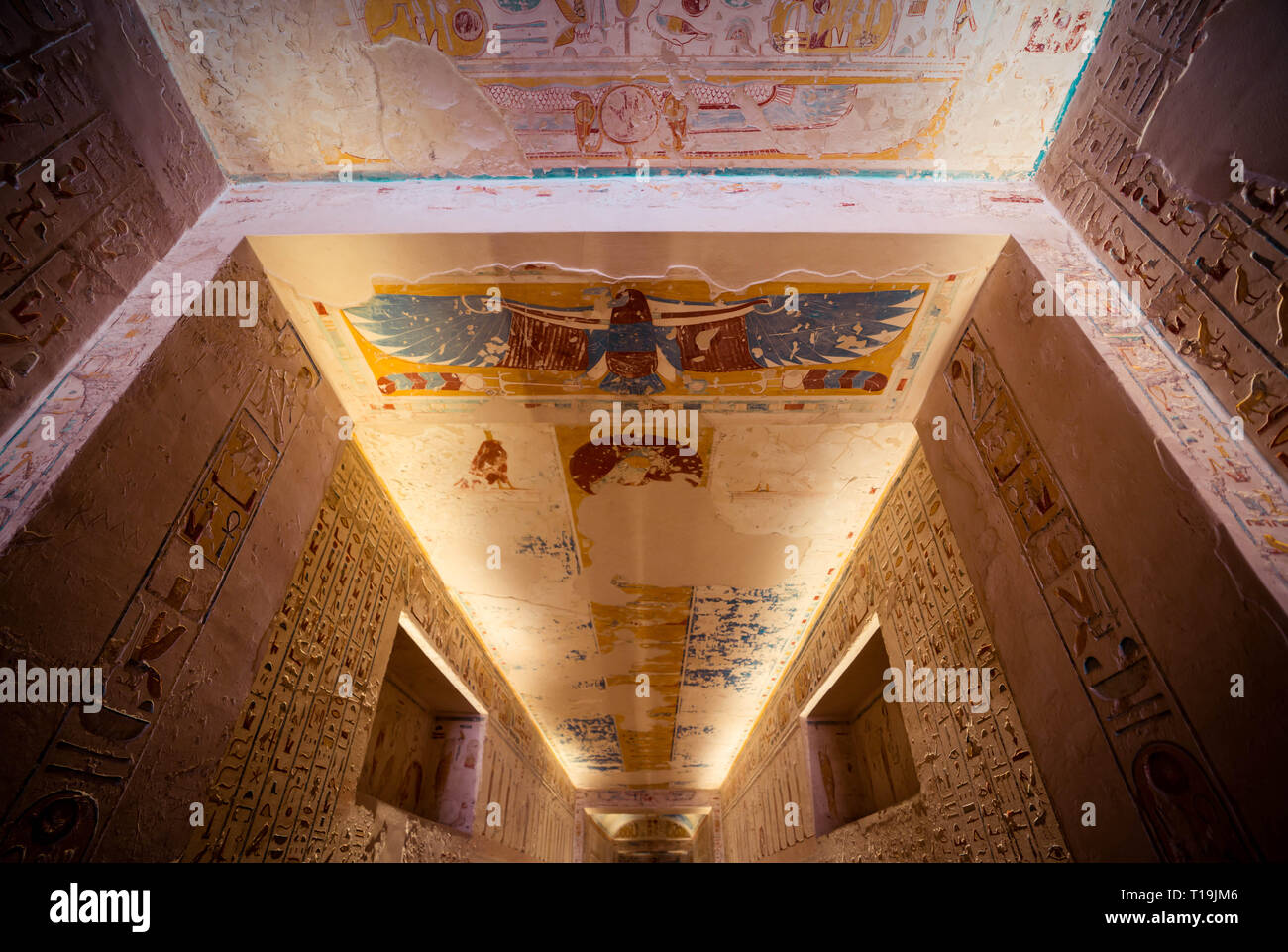 Valle de los reyes, las tumbas de los faraones en Luxor, Egipto