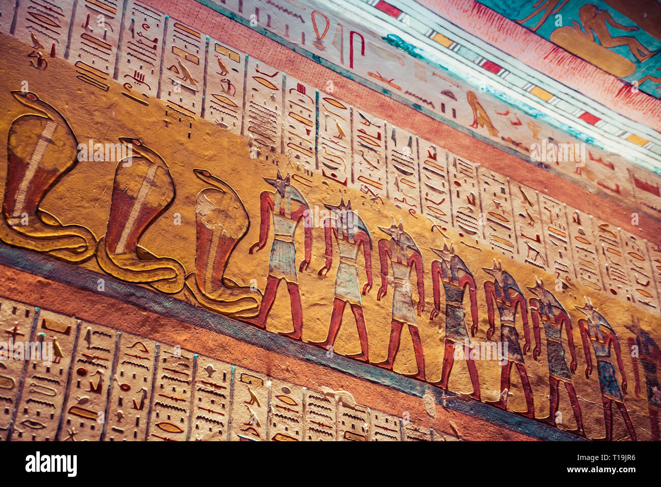 Valle de los reyes, las tumbas de los faraones en Luxor, Egipto