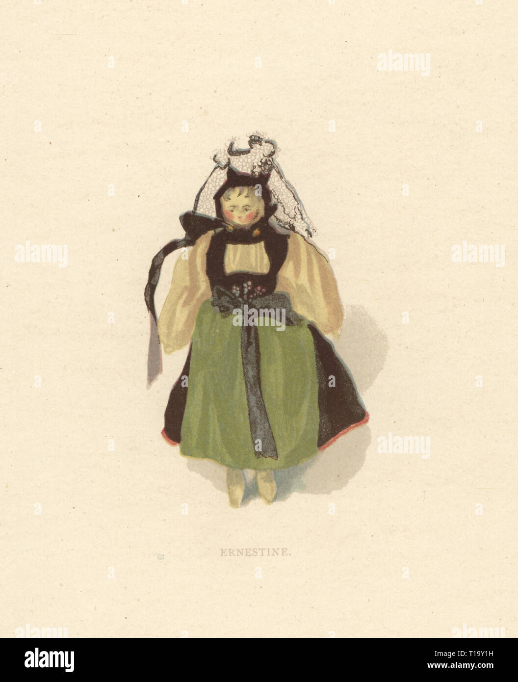 Ernestina Cuero Desde Berna Muñeca Vestida Por La Joven