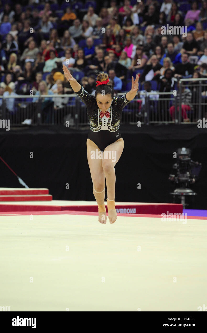 Ana Lago Mex Medallista De Oro De Los Juegos Panamericanos Compitiendo En La Seccion De Piso