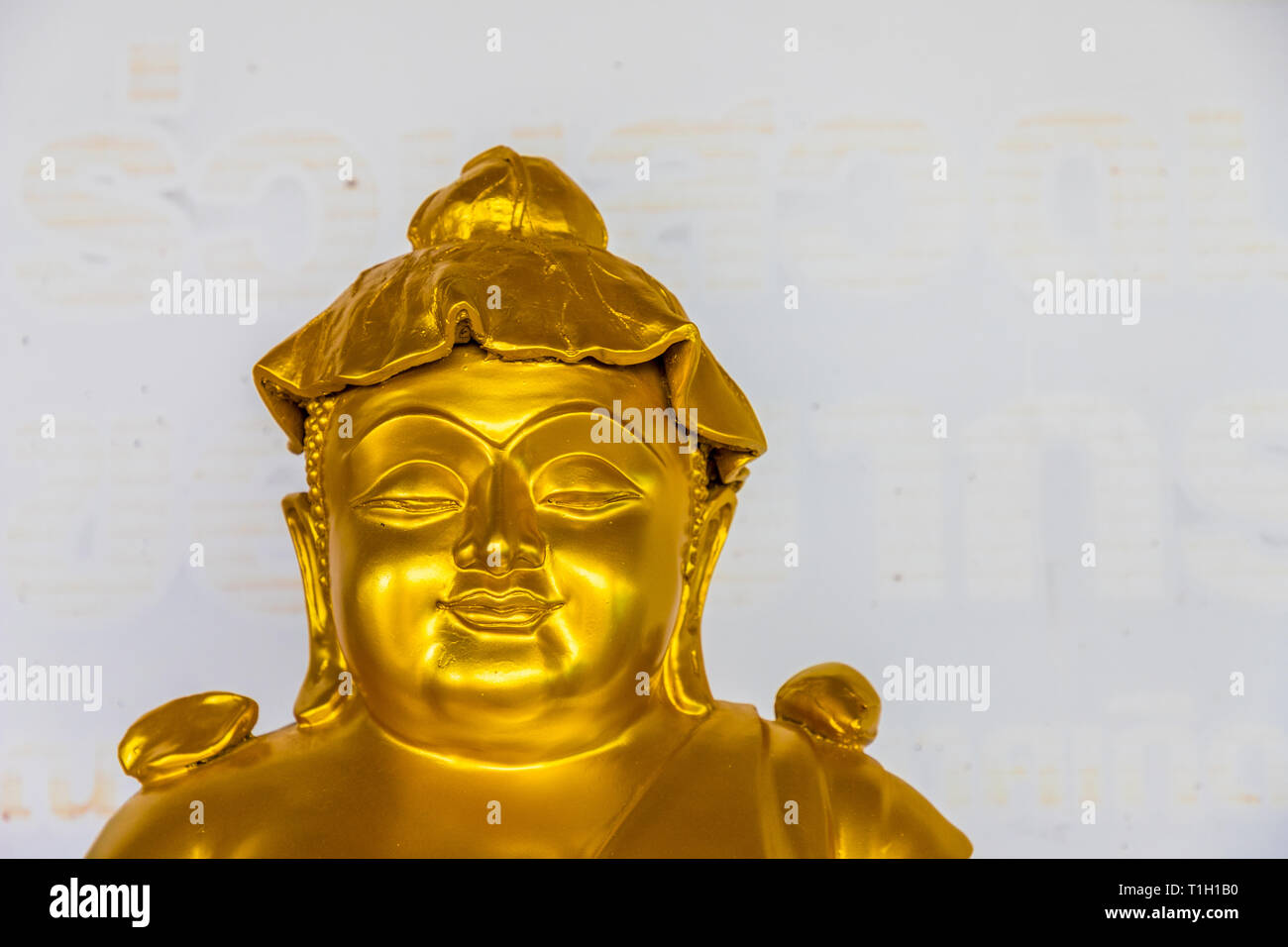 La gran estatua de Buda en Tailandia Phucket Foto de stock