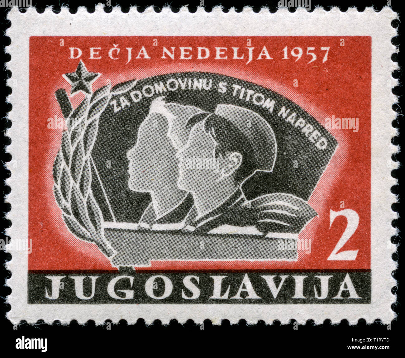 Yugoslavia jugoslavija postage stamp fotografías e imágenes de alta