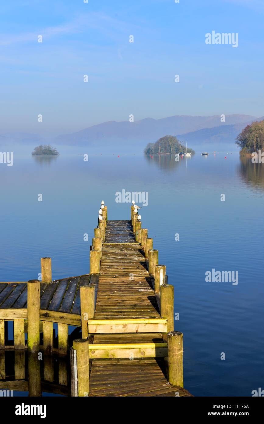 Bowness On Windermere, Cumbria, Lake District, Inglaterra, Reino Unido Foto de stock