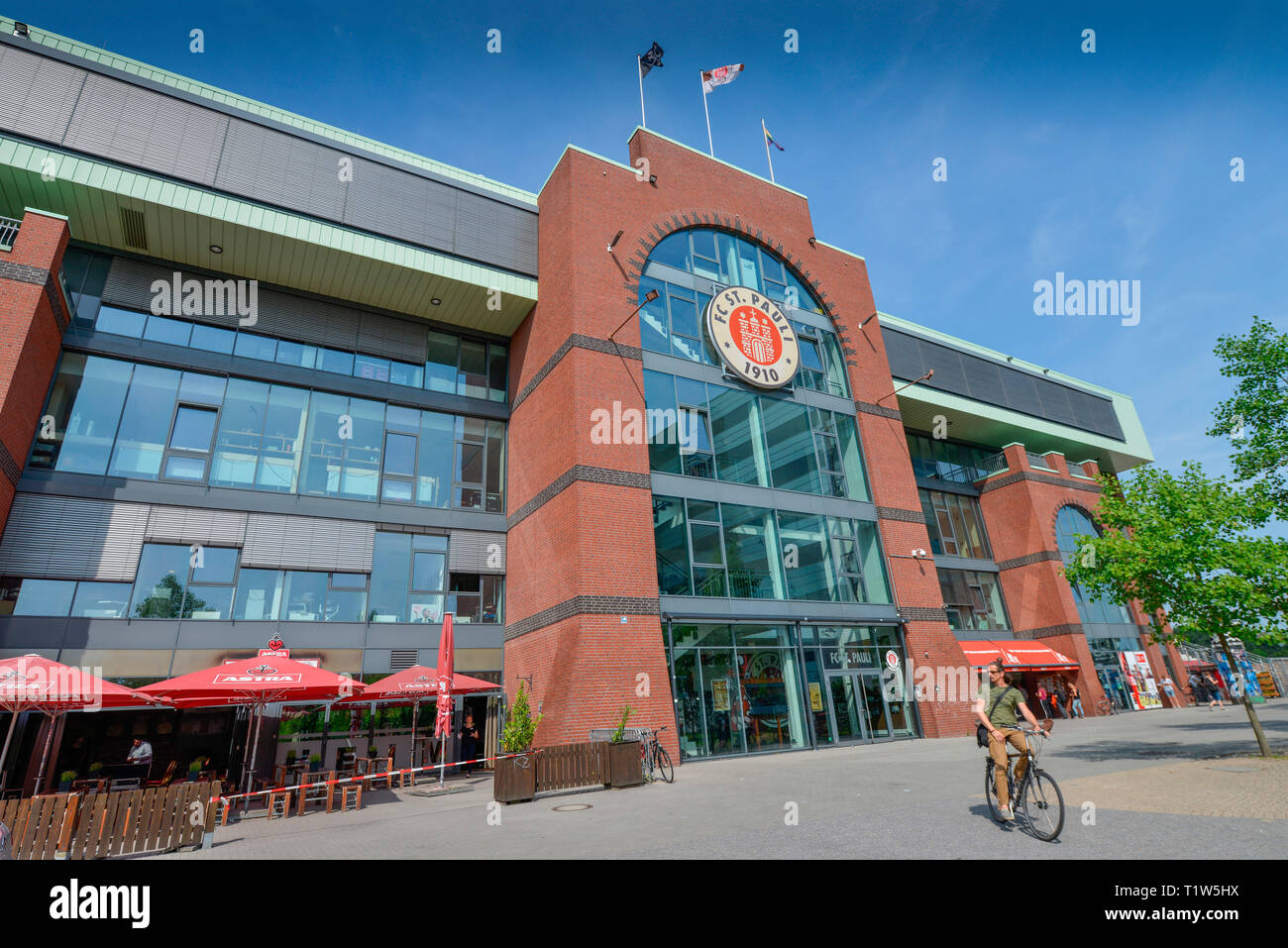 Millerntor-Stadion, St. Pauli, Hamburgo, Alemania Foto de stock