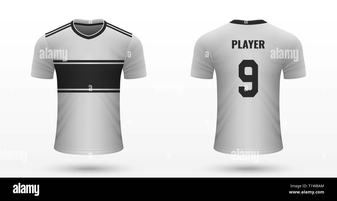 labio sitio Intolerable Futbol camisa Imágenes de stock en blanco y negro - Alamy