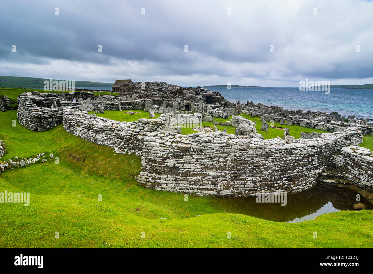 Reino Unido, Escocia, Islas Orkney, Continental, Broch de Gurness Foto de stock