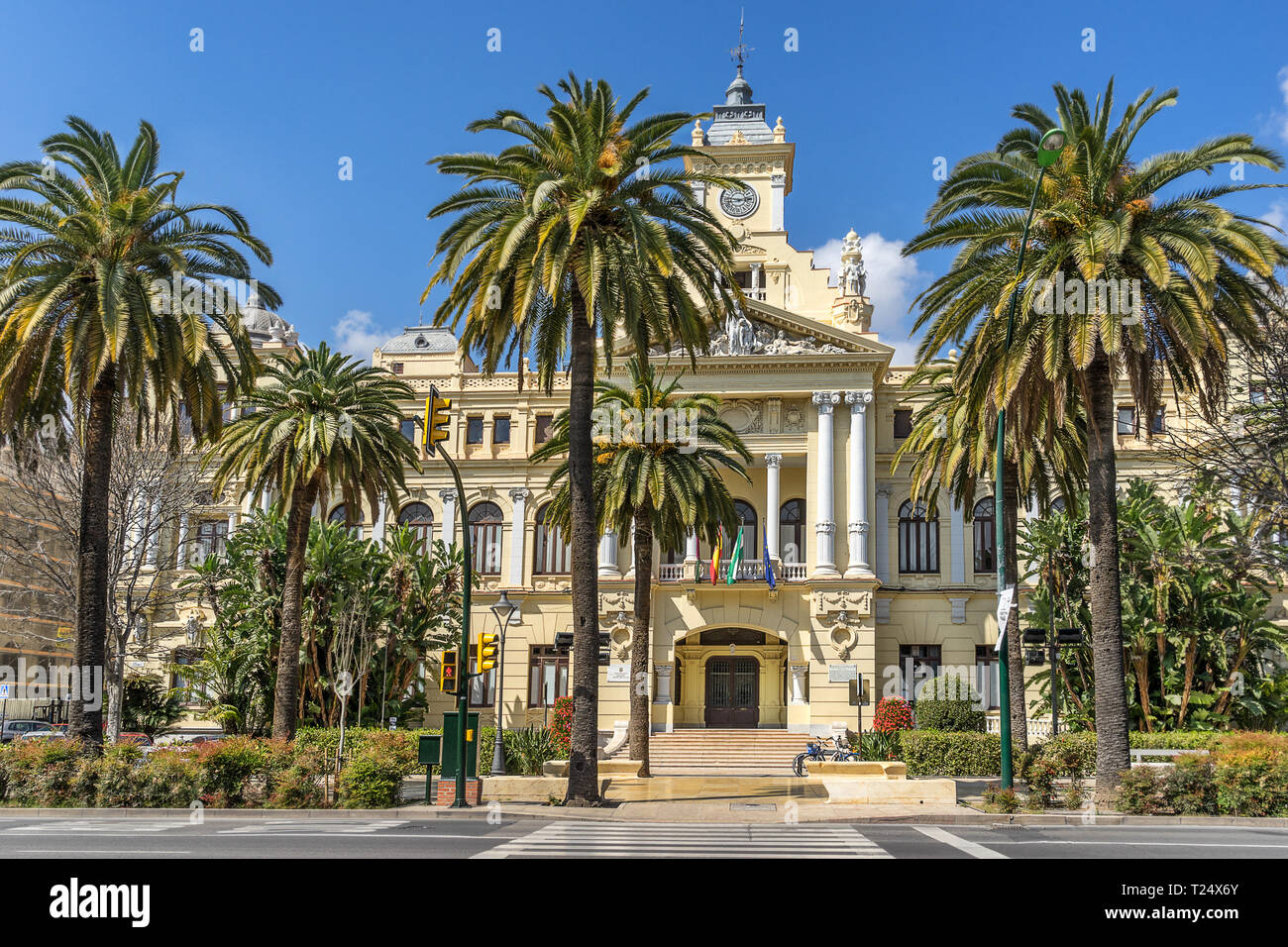 Ayuntamiento de Málaga Foto de stock