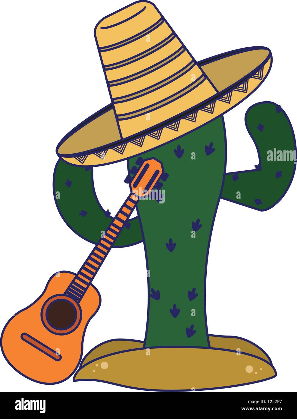 México cultura dibujos animados Imagen Vector de stock - Alamy