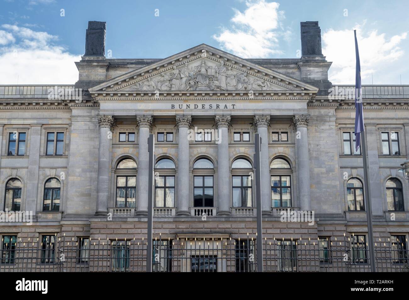 Alemania: Asiento del Bundesrat, en la Cámara de los Lores de Prusia en Leipziger Straße en Berlín. Foto desde el 18 de marzo de 2019. Uso | en todo el mundo Foto de stock