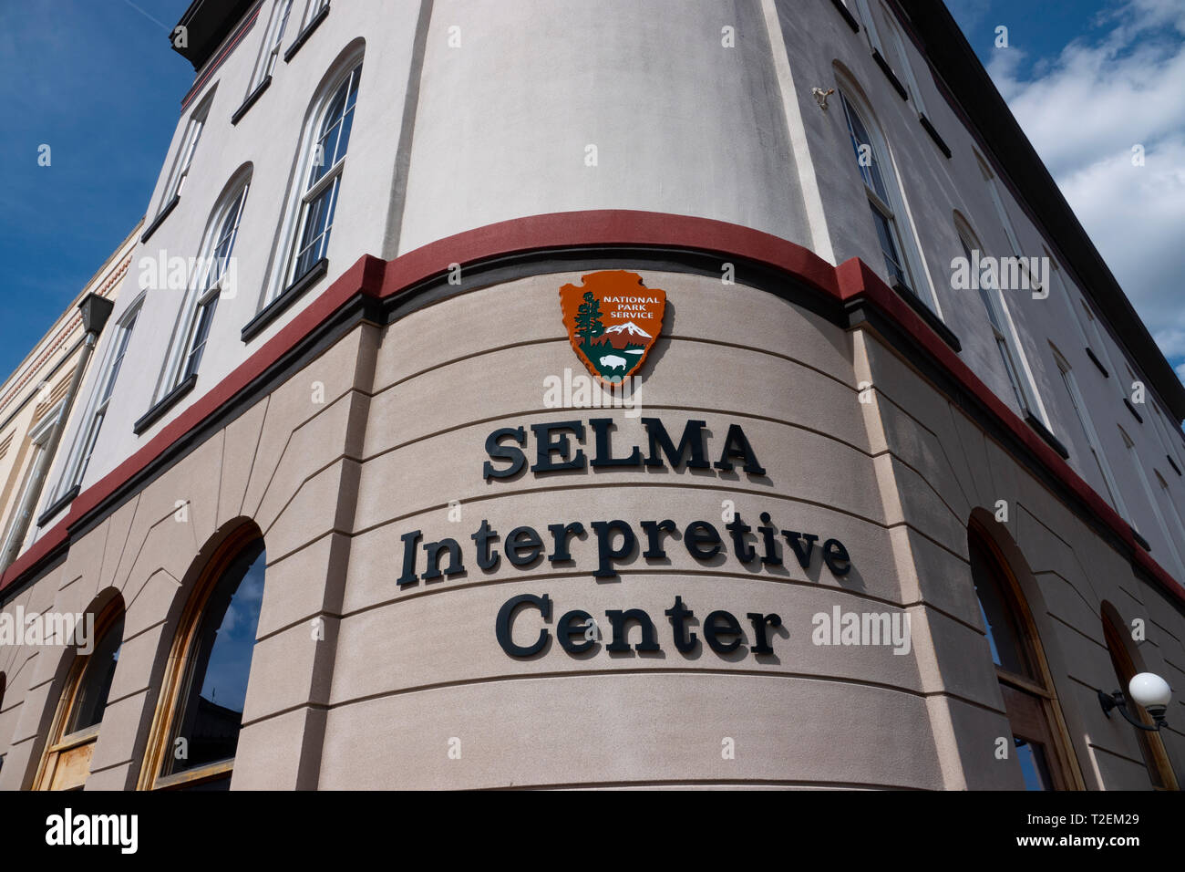 Ee.Uu. derechos civiles Selma Alabama Interpretive Centre National Park Service Foto de stock