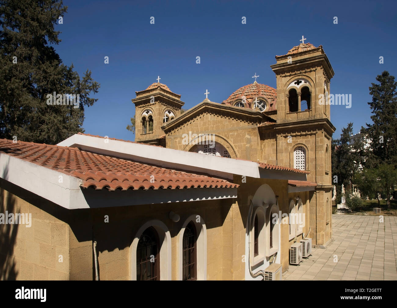 Iglesia de San Spiridon en Nicosia. Chipre Foto de stock