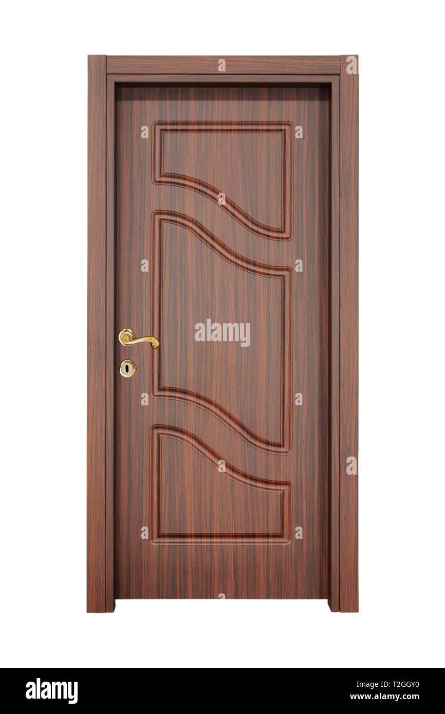 Puertas interiores de madera modernos Fotografía de stock - Alamy