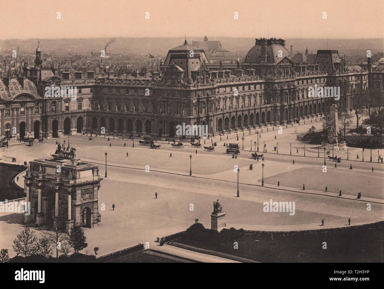 Le Nouveau Louvre Foto de stock