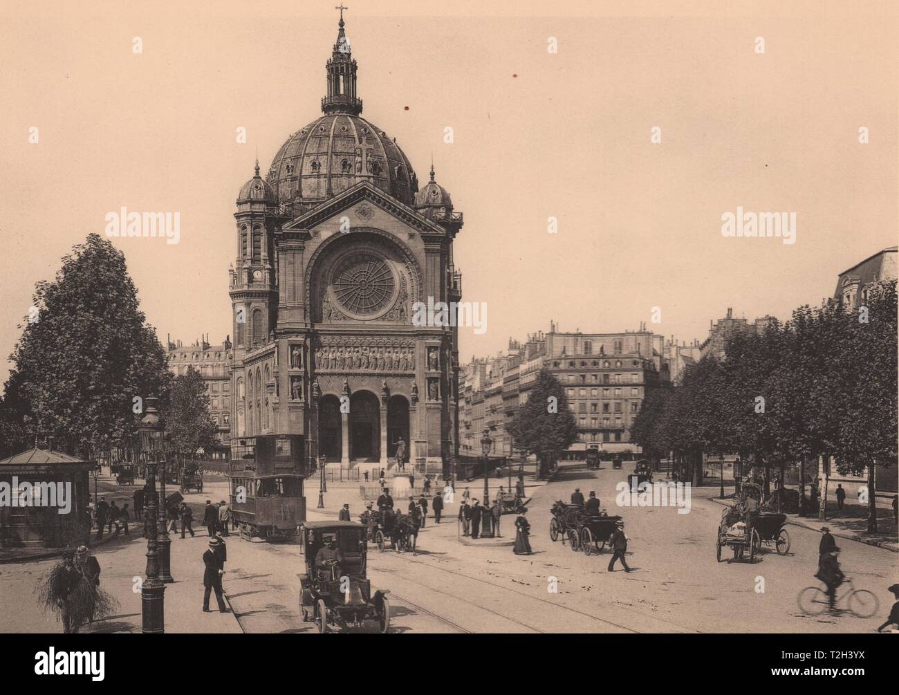 Eglise Saint Augustin Foto de stock