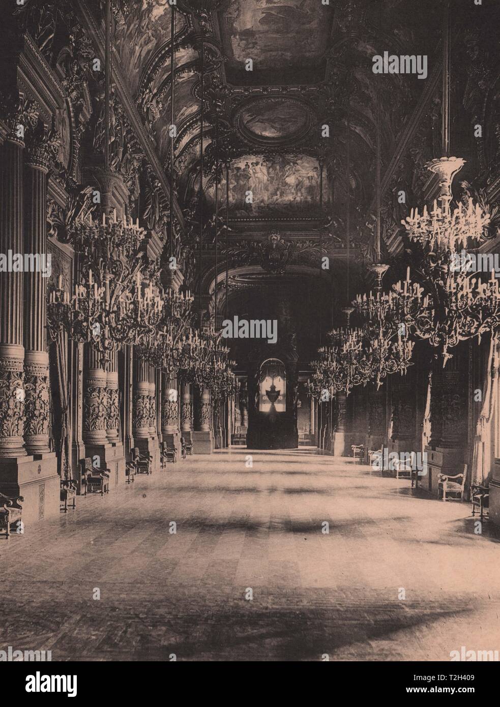 Intérieur de l'Opéra Foto de stock
