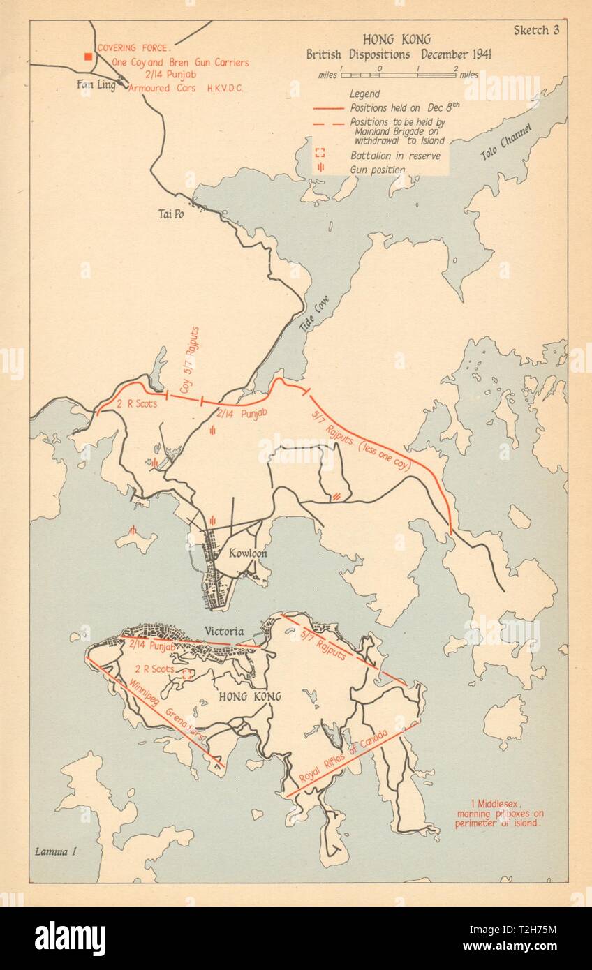 Hong Kong, disposiciones británicas, de diciembre de 1941 1957 vintage