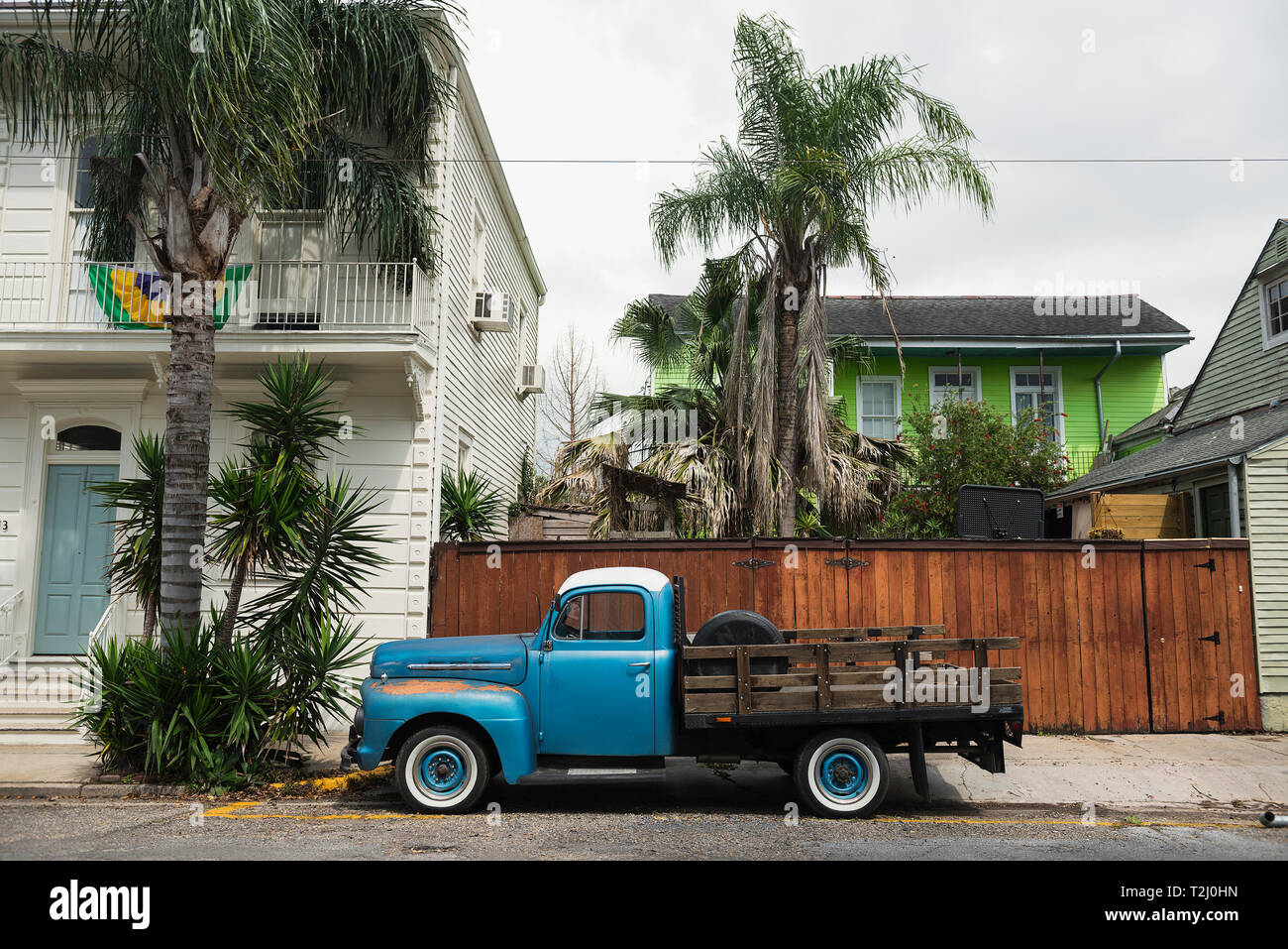 El vecindario de Bywater en Nueva Orleans, Luisiana. Foto de stock