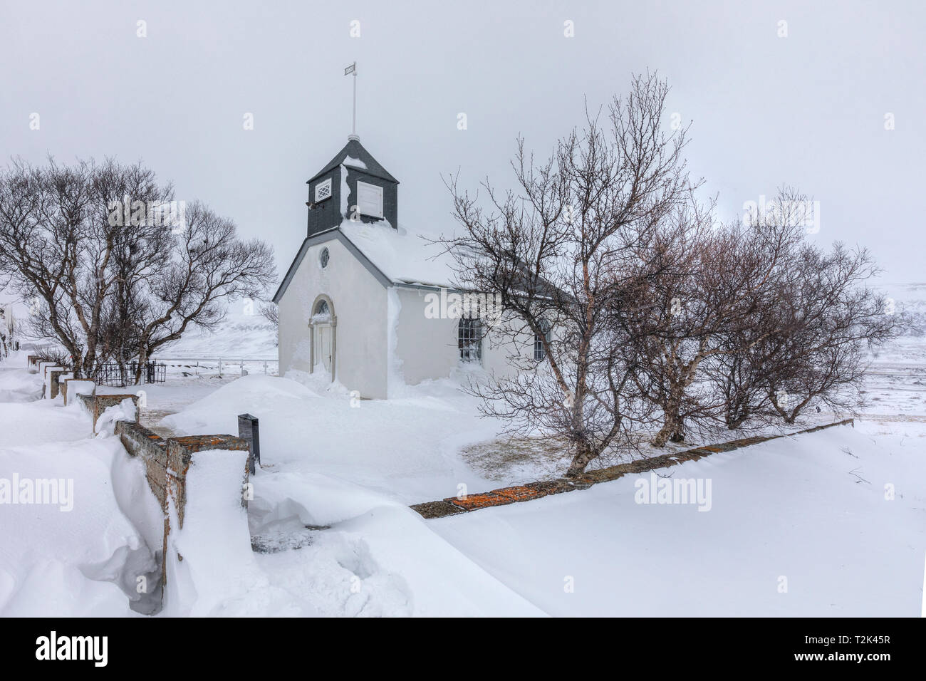 Grenjadarstadur, La Casa Museo del césped, Nordurland Eystra, Islandia, Europa Foto de stock