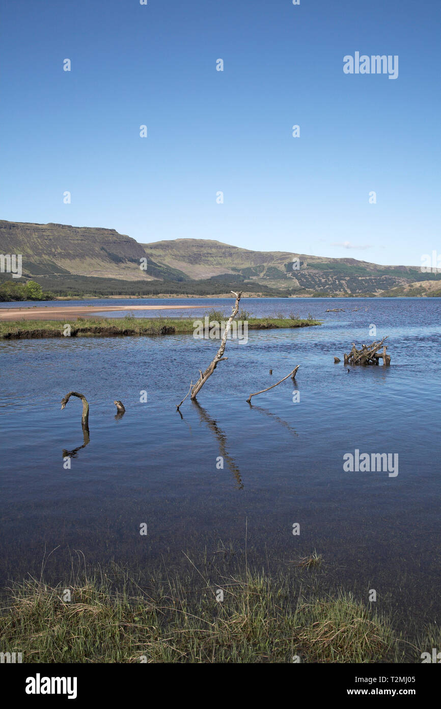 Loch Arienas Rahoy Hills Scottish Wildlife Trust reserva región de Tierras Altas de Escocia Foto de stock