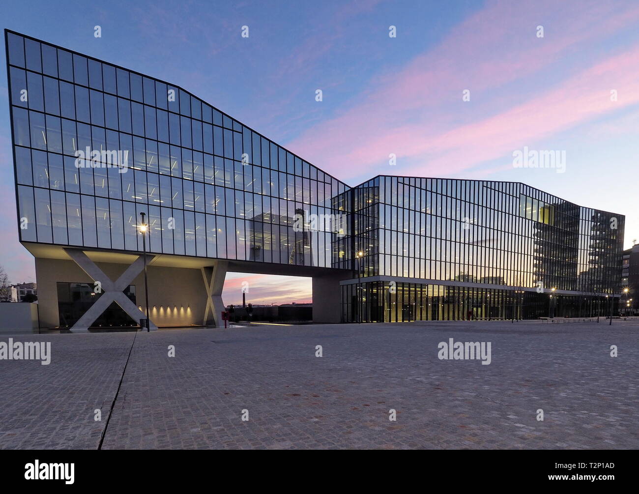 Milan Italia El 12 De Febrero De 2019 La Arquitectura Moderna