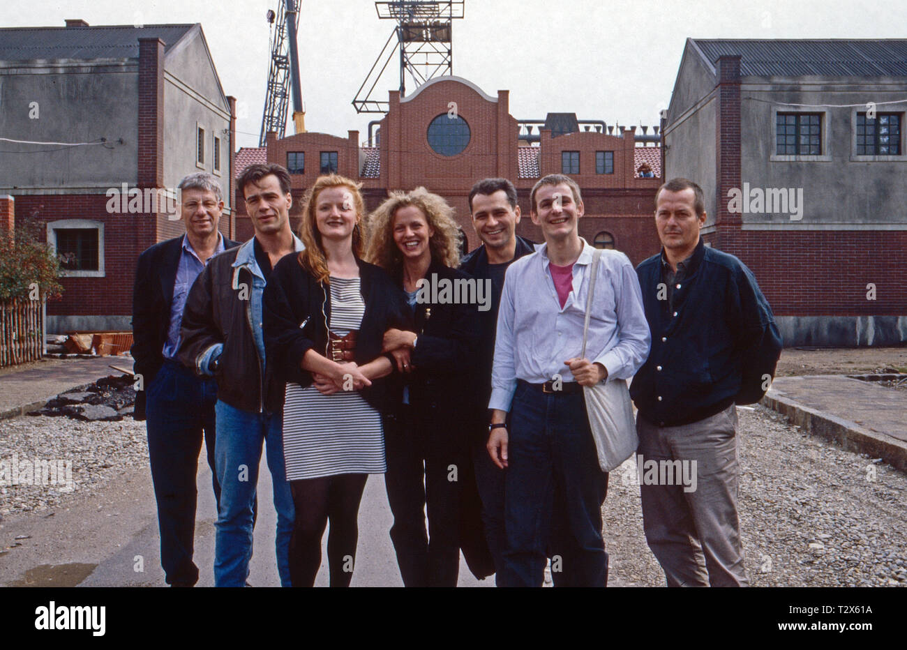 Rote Erde, Fernsehserie, Deutschland 1983: Hansa Czypionka Darsteller, Nina Petri, Klaus j. Behrendt, Margarita Broich, Max Herbrechter Foto de stock