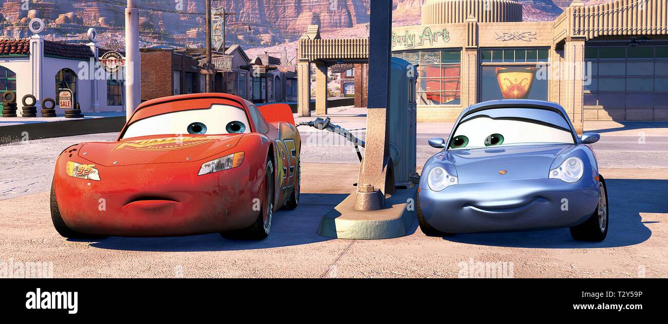 Lightning Mcqueen Sally Carrera Cars Imágenes De Stock & Lightning ...