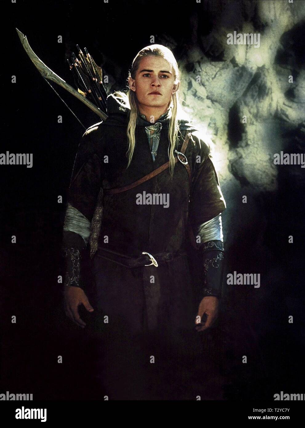 ORLANDO BLOOM, EL SEÑOR DE LOS ANILLOS LA COMUNIDAD DEL ANILLO, 2001 Fotografía de stock Alamy