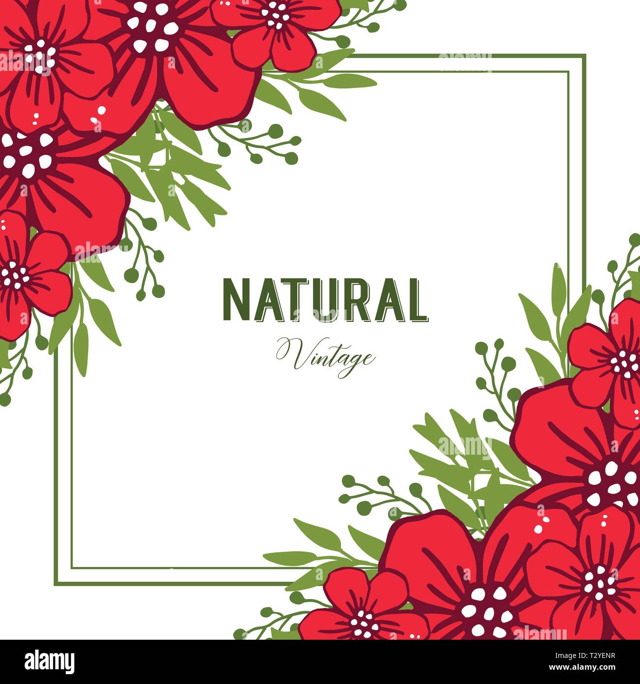 Ilustración Vector natural de decorativos vintage para multitud de