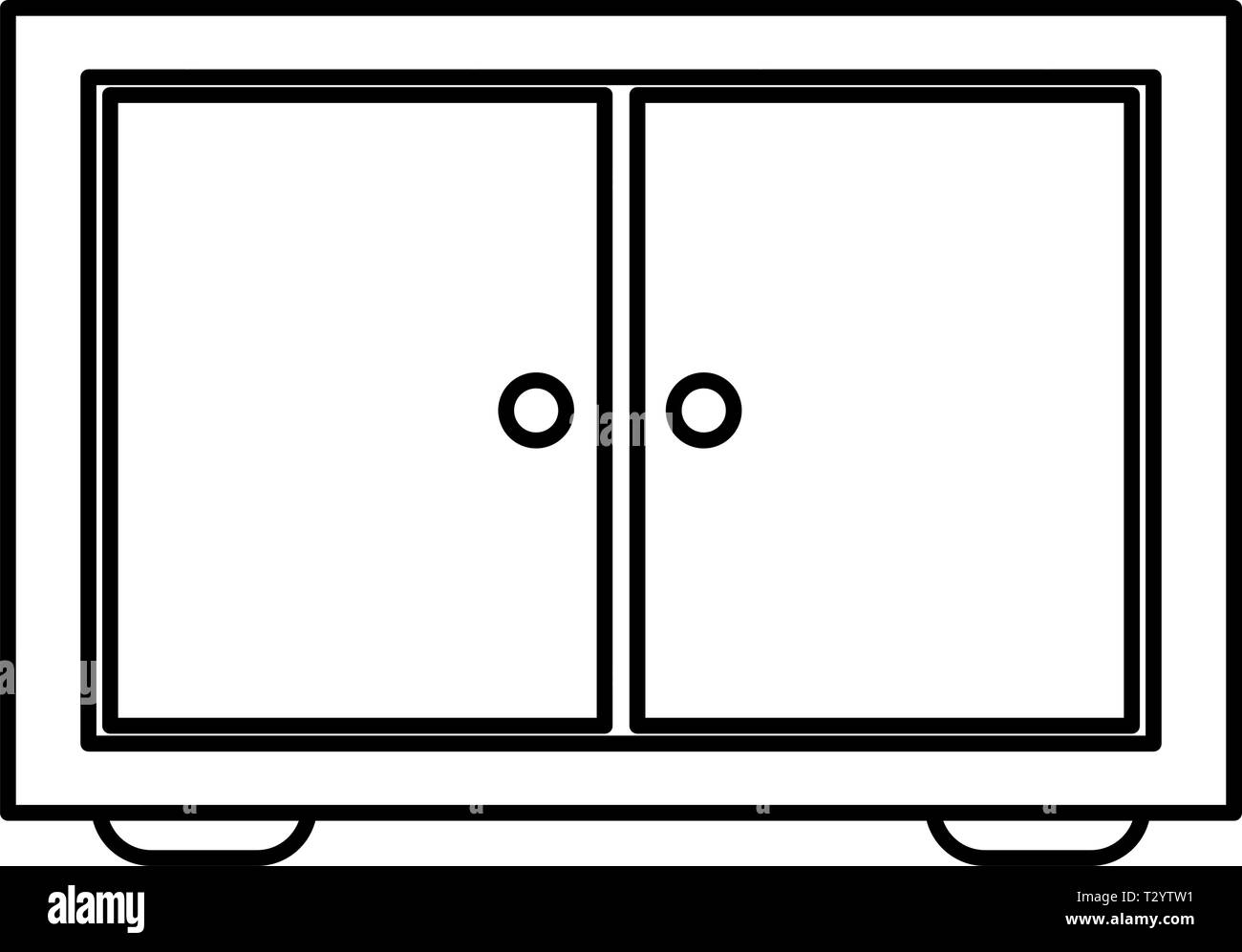 El cajón de madera, diseño de ilustraciones vectoriales icono aislado Imagen Vector de stock Alamy