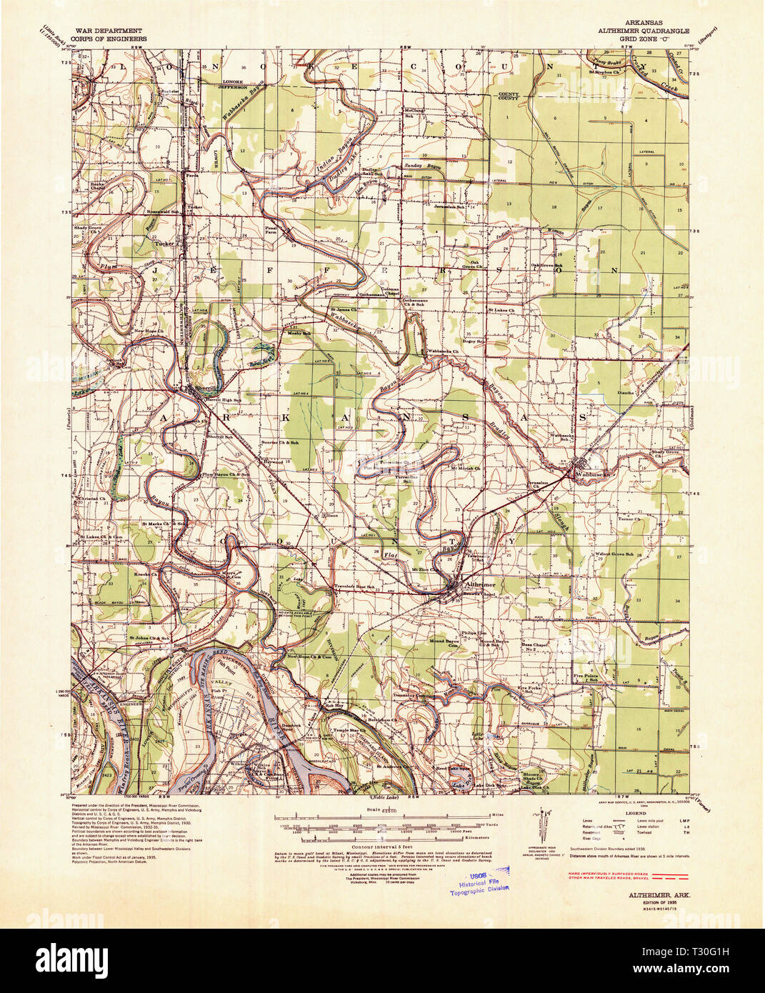 Mapa de arkansas de altheimer fotografías e imágenes de alta resolución