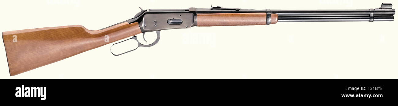 Civil de armas largas, los sistemas modernos, Winchester Modelo 1894, Sillín carabina, calibre 44 Magnum, número 3426853M, Additional-Rights-Clearance-Info-Not-Available Foto de stock