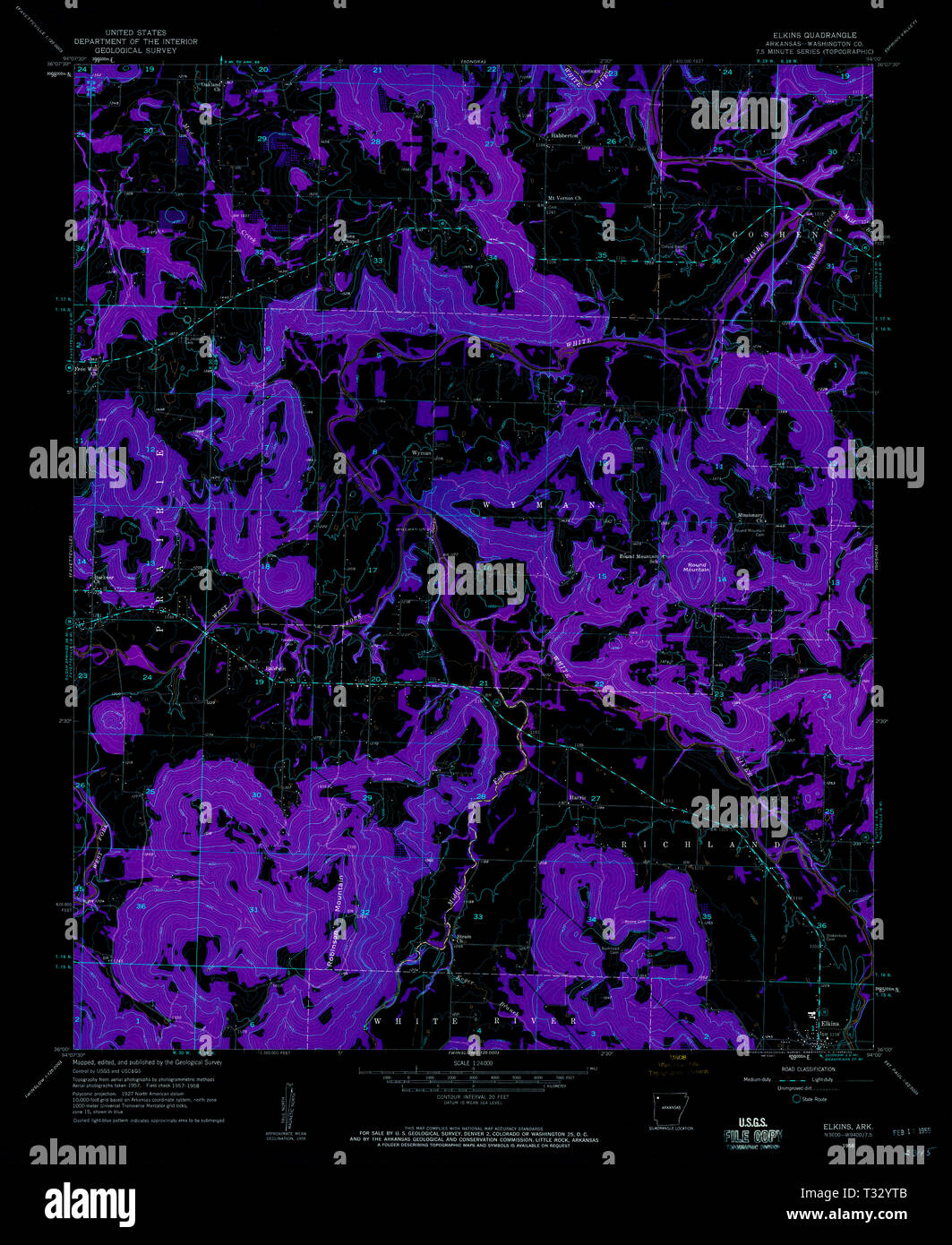Mapa de elkins fotografías e imágenes de alta resolución Alamy