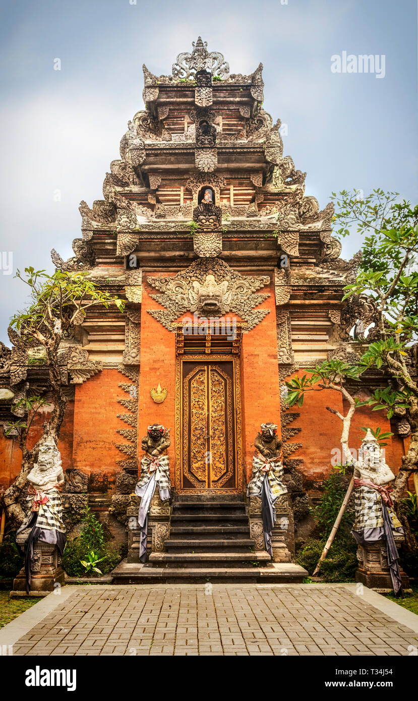 Palacio Real, Ubud, Bali, Indonesia Foto de stock