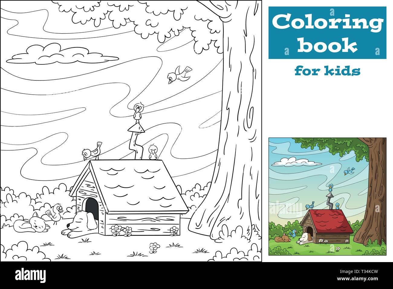 Libro para colorear para niños fotografías e imágenes de alta resolución -  Alamy