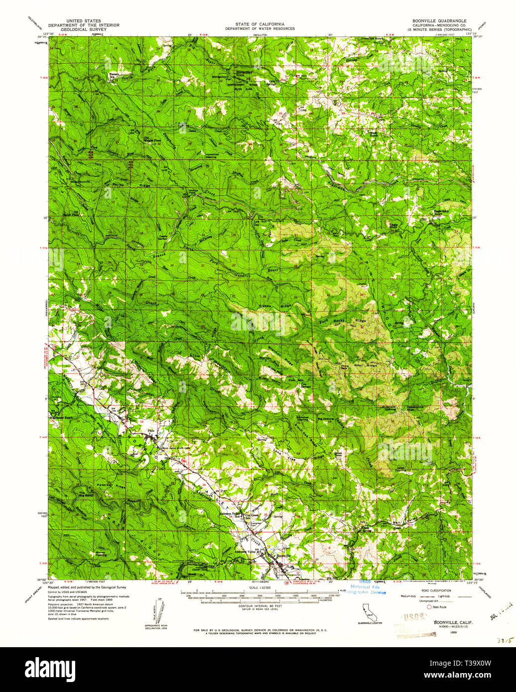 Mapa de boonville california fotografías e imágenes de alta resolución Alamy