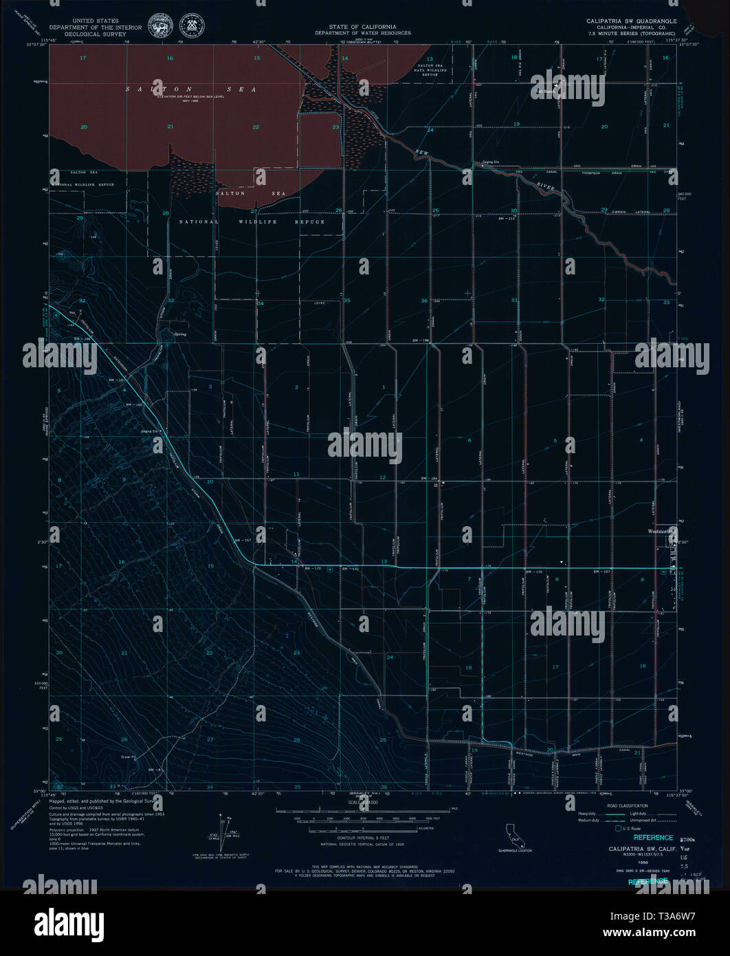 Mapa de calipatria california fotografías e imágenes de alta resolución Alamy