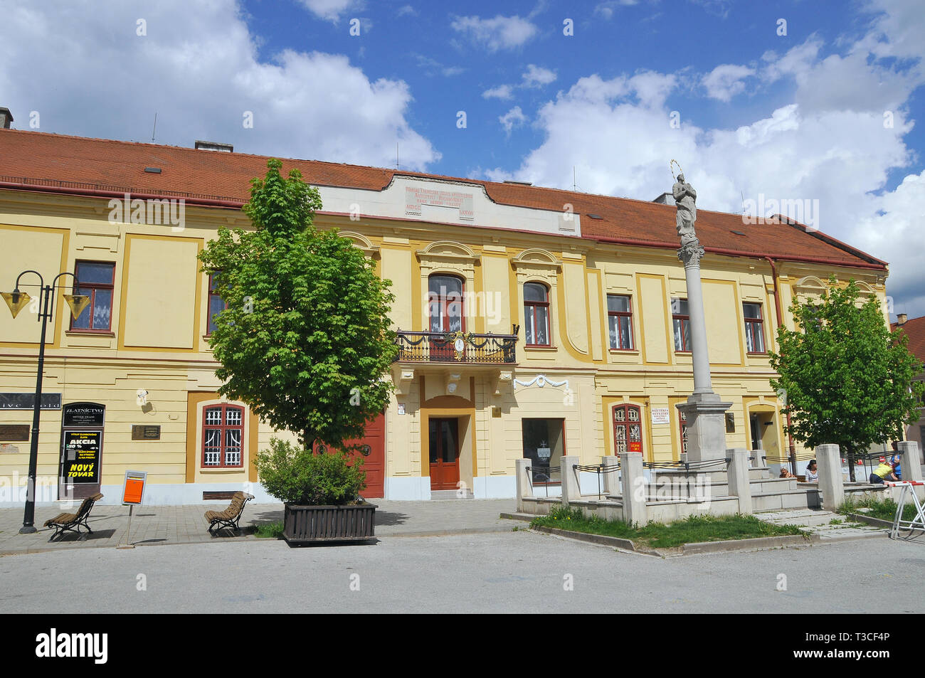 Palacio del Obispo, Biskupský palác, Rožňava, Eslovaquia. Püspöki palota, Rozsnyó, Szlovákia. Foto de stock