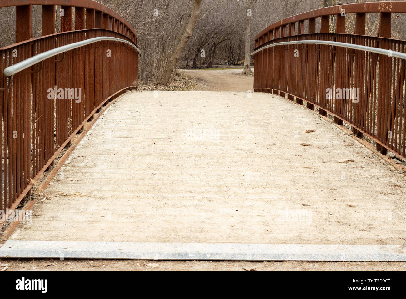 Un puente en Winter Park. Foto de stock