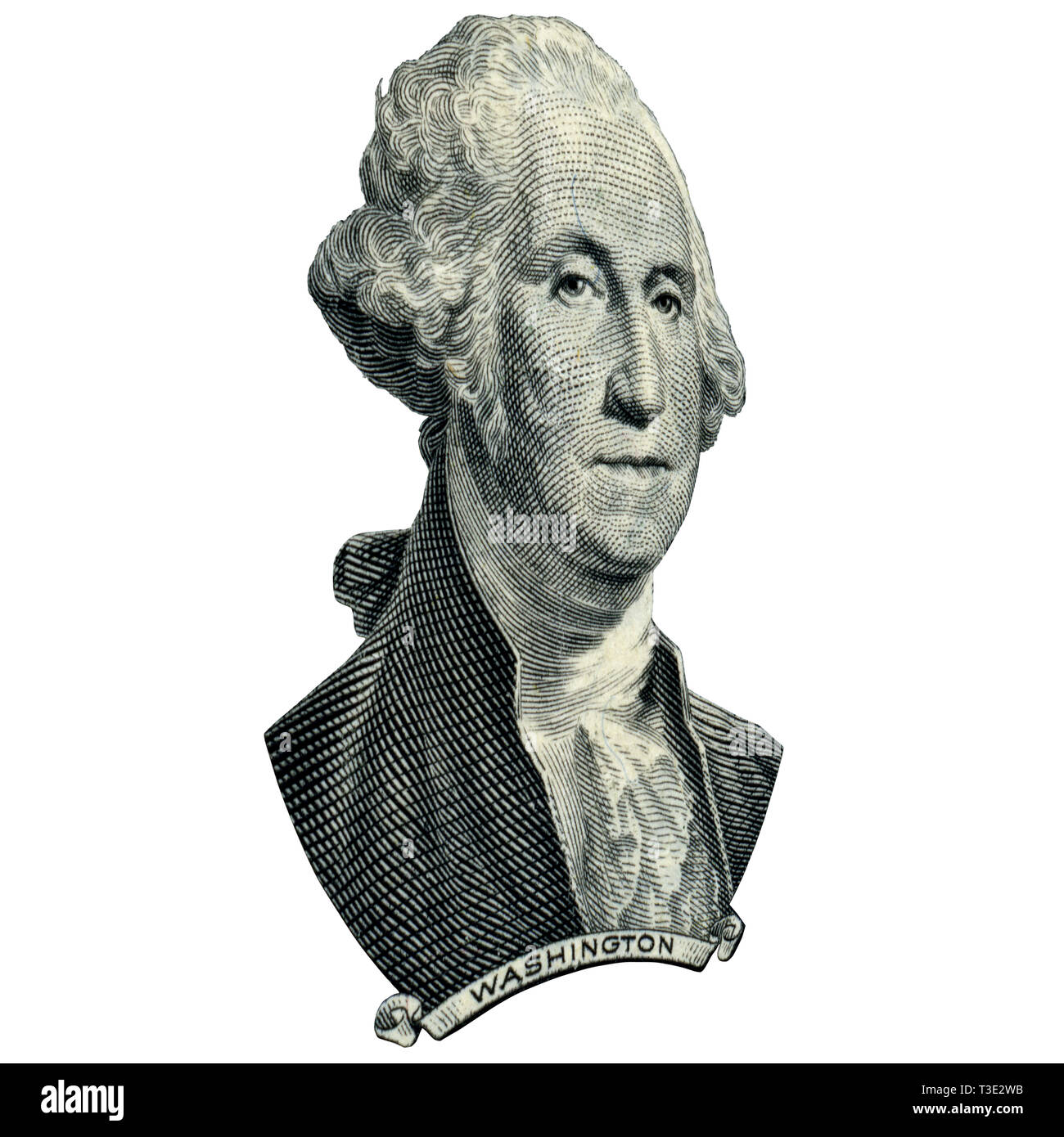 Retrato del primer presidente de los Estados Unidos Washington