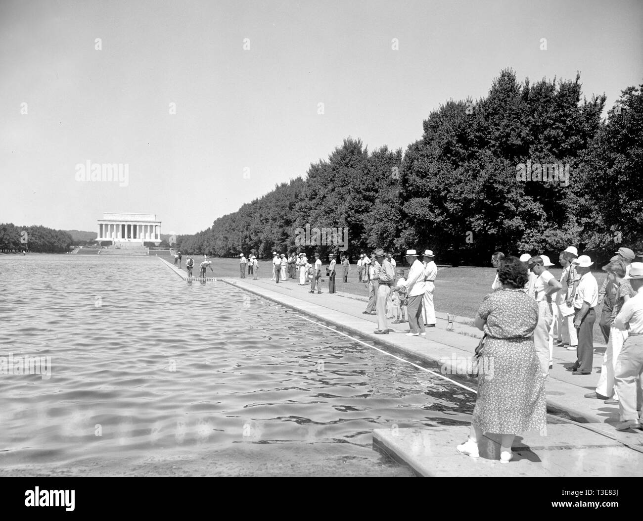 La fundición de este torneo en Washington D.C., ca. 1939 Foto de stock