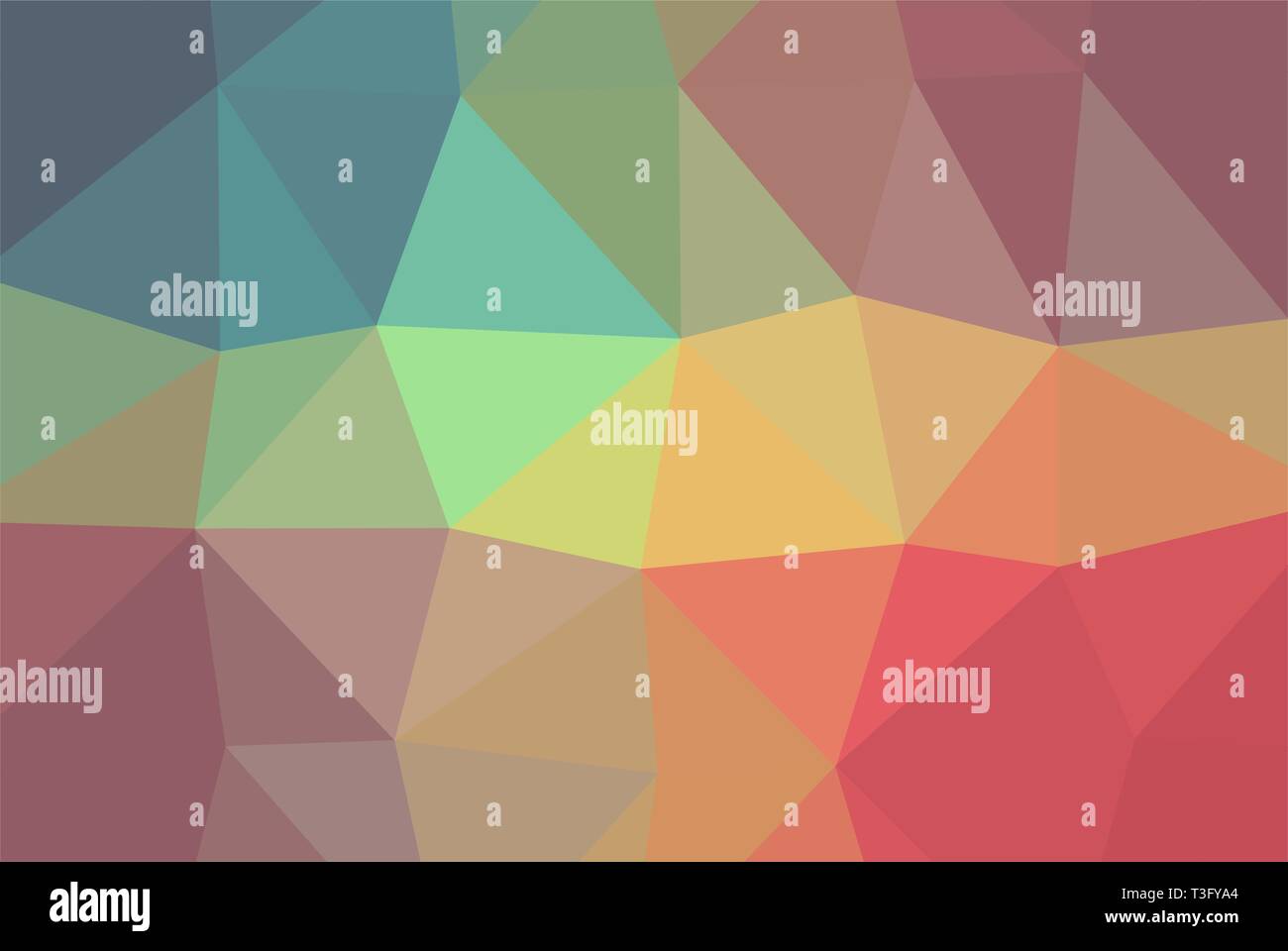 Textura de fondo de gradiente geométrico abstracto, coloridos matices, baja poli de triángulo, computación gráfica, ilustración Ilustración del Vector