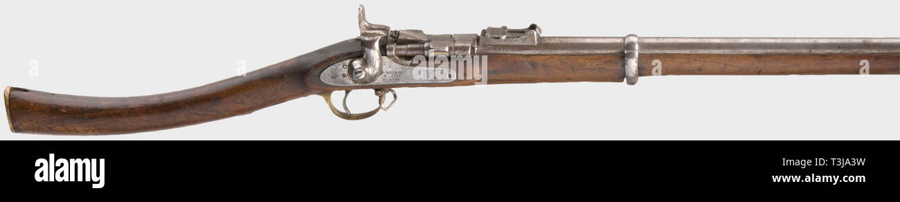 Armas de servicio, GRAN BRETAÑA, rifle Snider, de fecha 1875, calibre 14 mm, número 0261, Additional-Rights-Clearance-Info-Not-Available Foto de stock