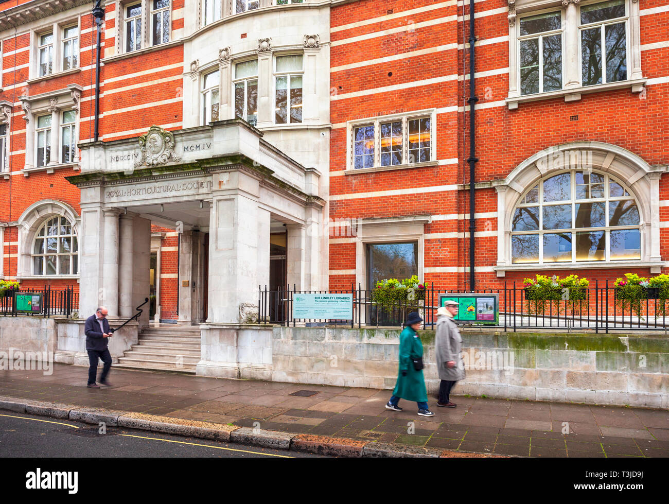 La sede de la Real Sociedad de Horticultura, Lindley Hall, Londres. Foto de stock