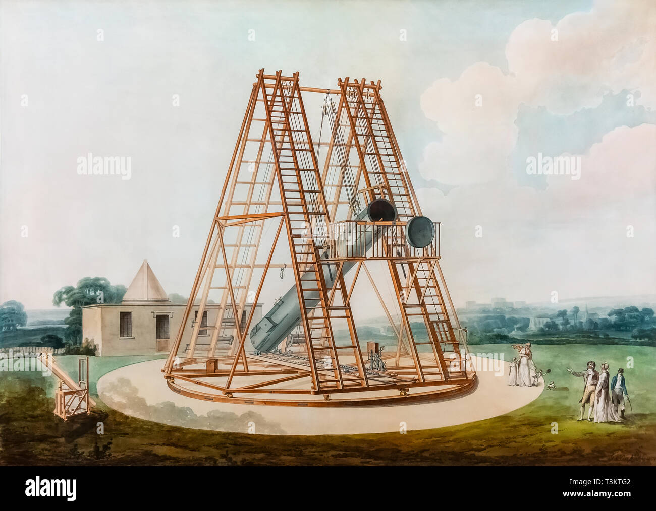 Ilustración del telescopio william herschel fotografías e imágenes de alta  resolución - Alamy