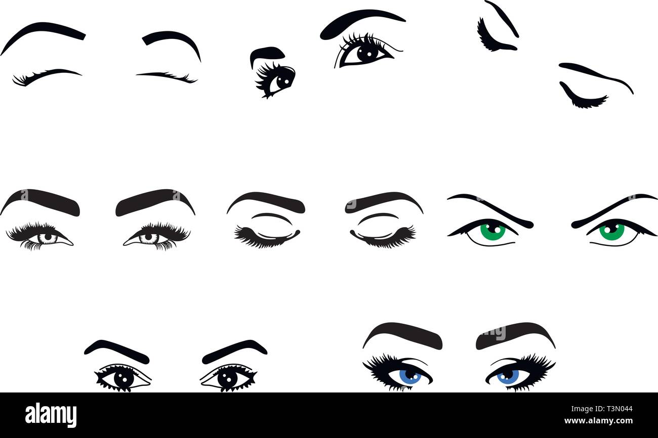 Vectores De Cejas Vector Fotos E Imagenes De Stock Alamy