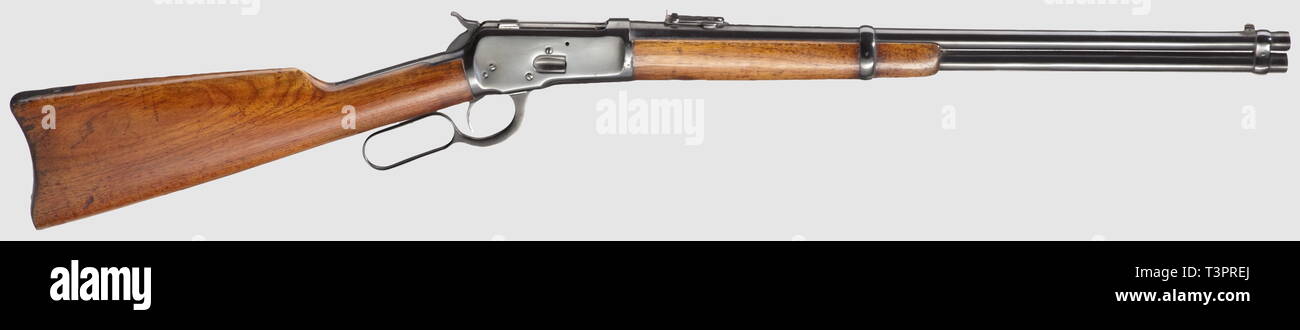 Civil de armas largas, los sistemas modernos, Winchester modelo 1892, Sillín ring carabina, calibre 44, número 217399 de WCF, Additional-Rights-Clearance-Info-Not-Available Foto de stock