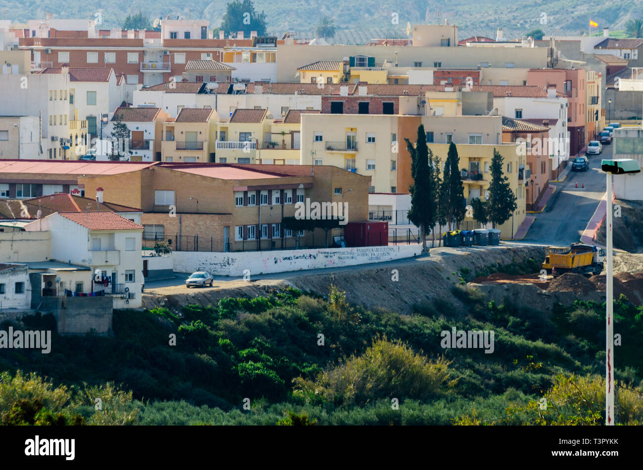 ANTAS, España - 18 de enero de 2019 un panorama de una vieja ...