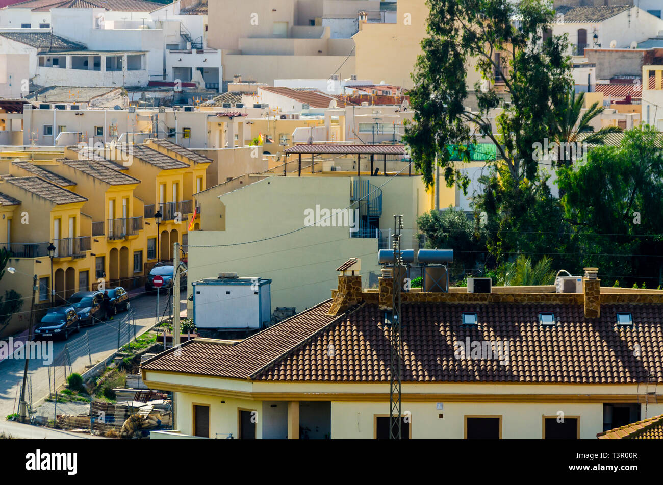 ANTAS, España - 18 de enero de 2019 un panorama de una vieja ...