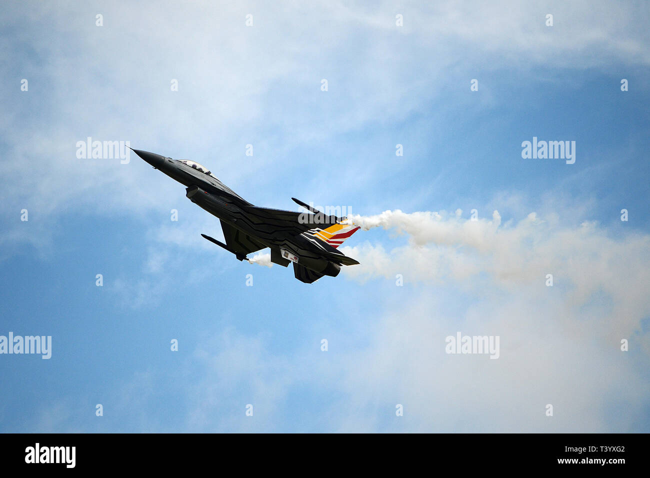 General Dynamics F-16 combates Falcon Foto de stock